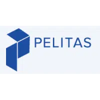 Pelitas in blue text and white background