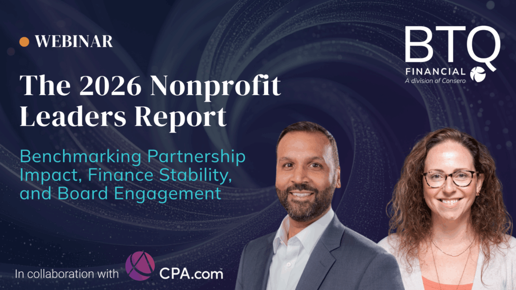 2026 Nonprofit Leaders Report webinar