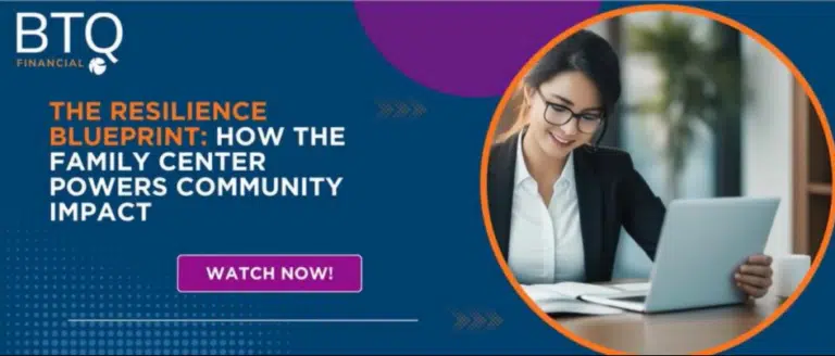 title card from Family Center and BTQ webinar