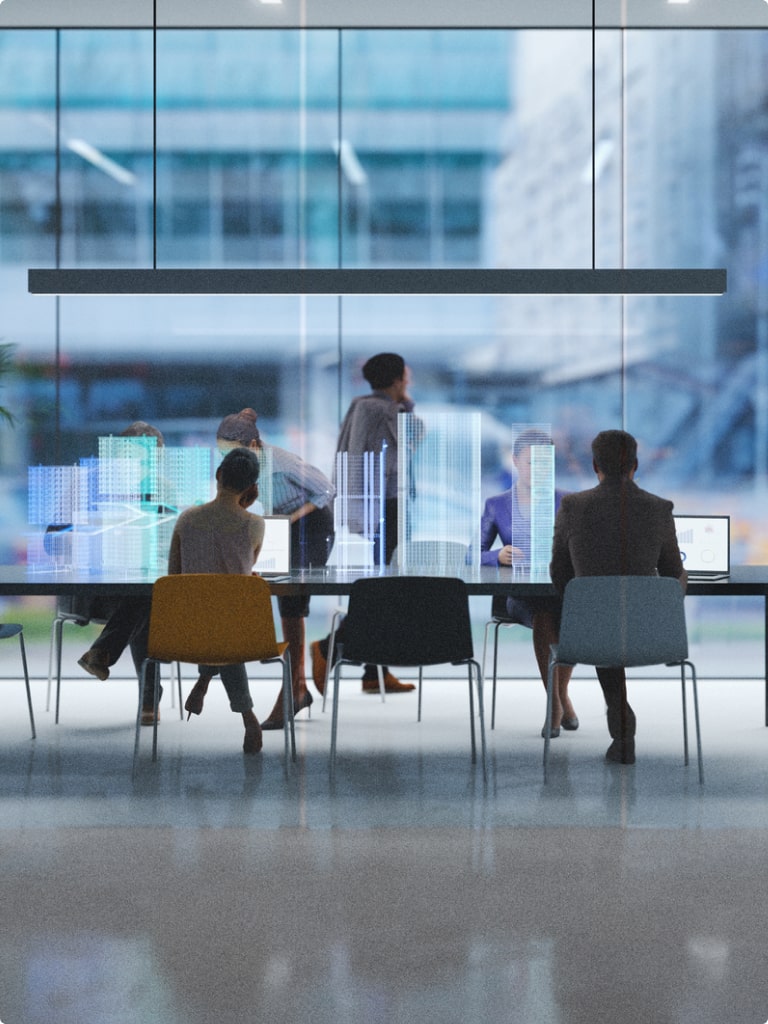 modern office environment