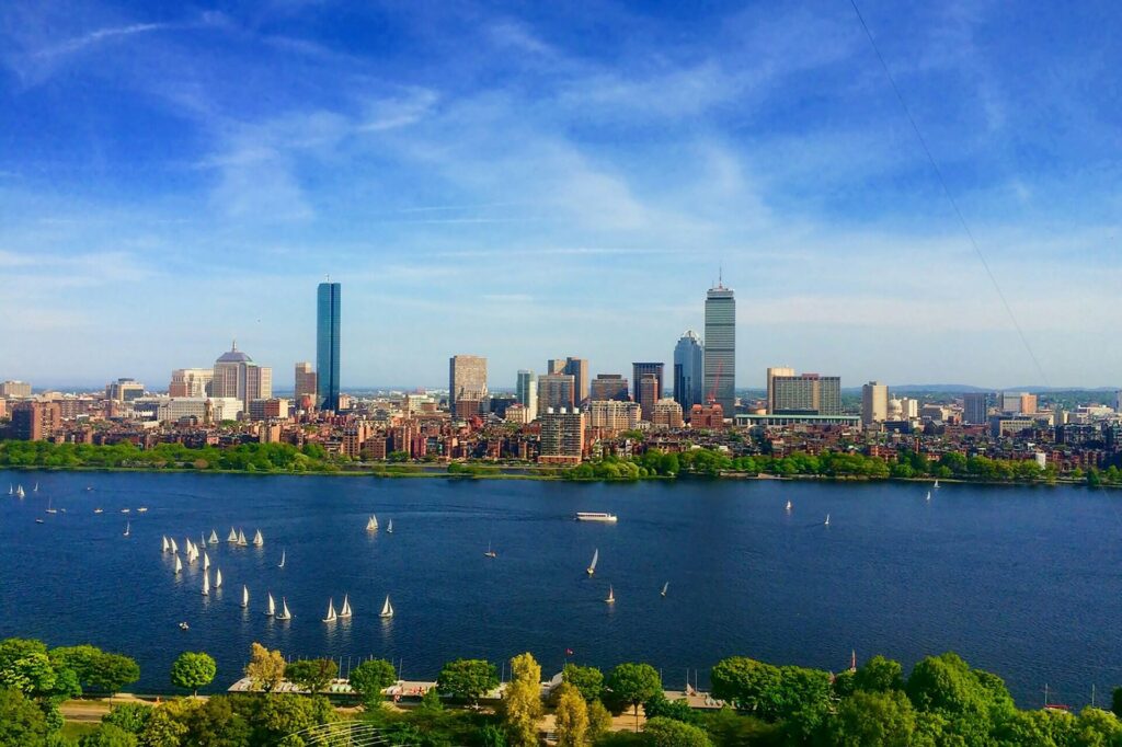 Boston waterfront.