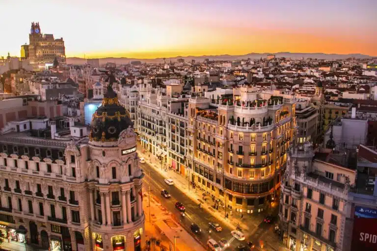 Madrid skyline